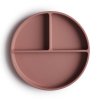Mushie the silicone plate- Cloudy Mauve