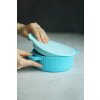 Chouchouatti silicone bowl with lid- Gray
