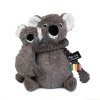 Plush Koala Mum and Baby Grey
