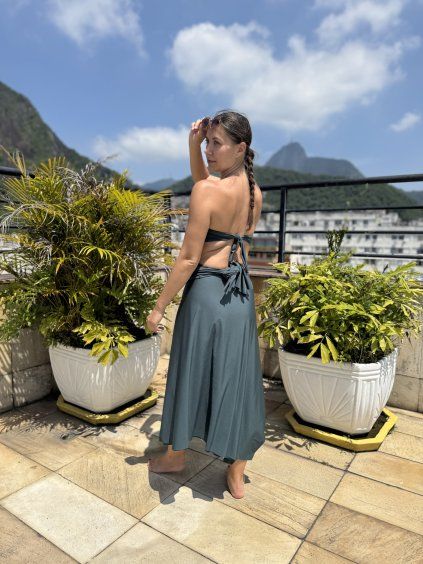 Kalhoty & overal - smaragdová