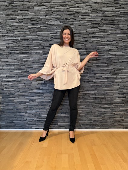 Multifunkční halenka - smetanová