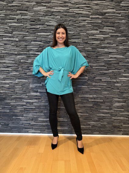 Halenka classic - tyrkysová