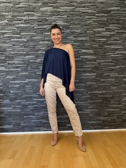 Halenka slim - tmavě modrá