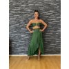 Zavinovací sukně LUXURY - zelená