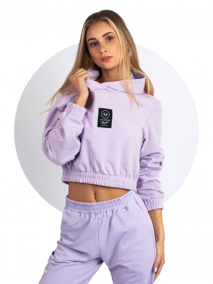 mikina crop comfy lilac title alt