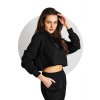 mikina crewneck crop black title