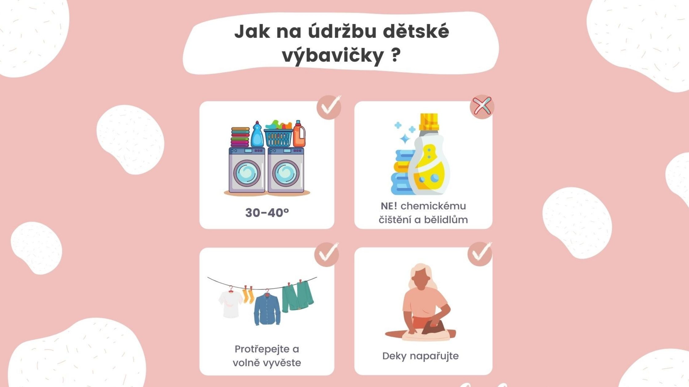Jak na údržbu dětské výbavičky!