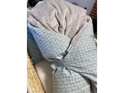 Péřová zavinovačka s plyšem winter baby