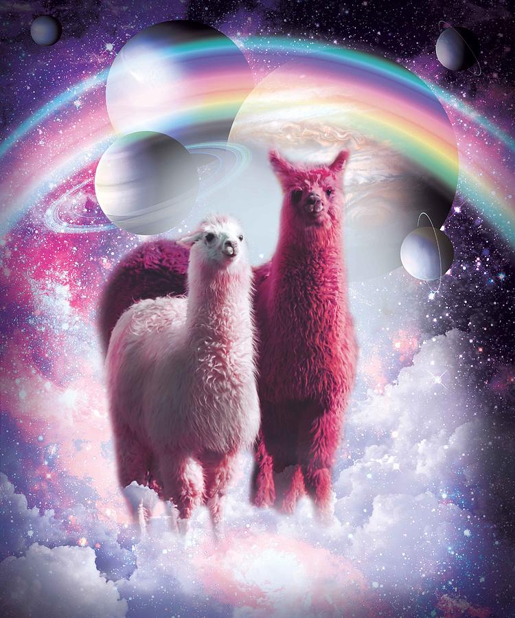 4-crazy-funny-rainbow-llama-in-space-random-galaxy