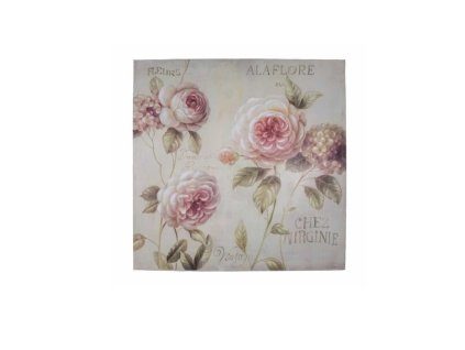 SEB15373 OBRAZ RUŽÍ NA PLÁTNE ANTIC LINE (SEB15373)