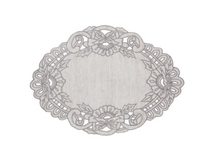 DENTELLE TAGESDECKE 38*50CM BLANC MARICLO (A36124)