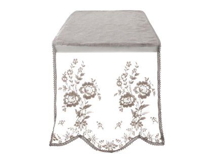 LÄUFER DENTELLE 40*160 BLANC MARICLO (A36348)