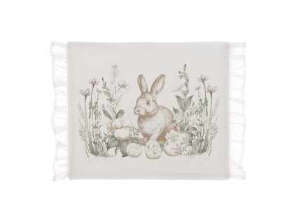 A37664 Veľkonočné prestieranie 40x33 Lapin Blanc Maricló (A37664)