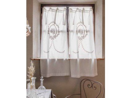 VORHANG CANDICE 45*70 BLANC MARICLO (A34048)