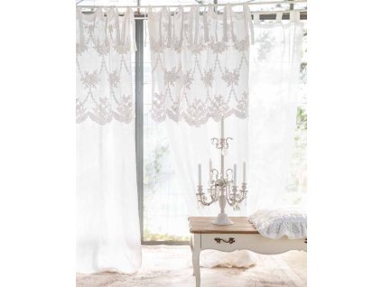 VORHANG CLARISSA 60*120 BLANC MARICLO (A2382799BI)