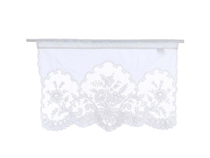 BAVLNENÝ ZÁVES DENTELLE 50X80 BLANC MARICLO (A3870899BI)