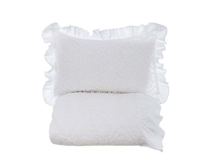 POSTEĽNÁ SÚPRAVA DENTELLE 240X260 BLANC MARICLO (A38717)