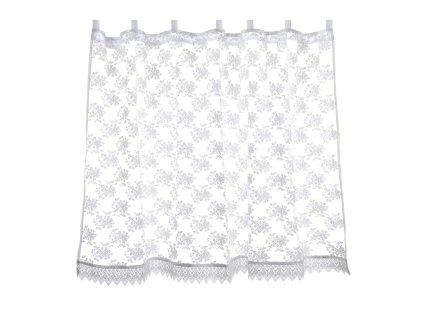 VYŠÍVANÝ ZÁVES DENTELLE 80X140 BLANC MARICLO (A38720)