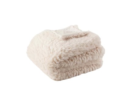 PRIKRÝVKA Z EKO KOŽUŠINY 140X170 BLANC MARICLO (A38643)