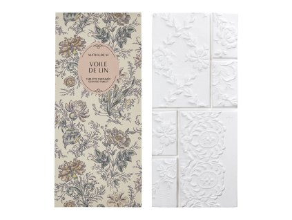 tablette parfumee voile de lin