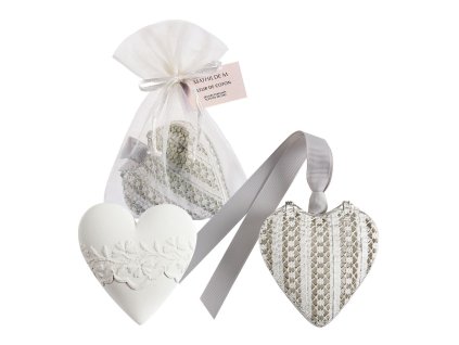 boite coeur et decor parfume fleur de coton