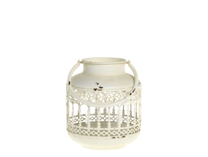 Dekoratívna lucerna Chic Antique – H16/D14 cm, antique cream