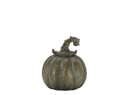 Dekoratívna tekvica – Chic Antique, H15/D13 cm, antique brass