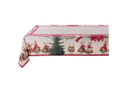 VIANOČNÝ OBRUS 150X320 NOEL BLANC MARICLO (A38322)