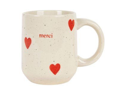 mug merci famille blanc mouchete rouge 35cl gres 467514 467514 DEB WEB