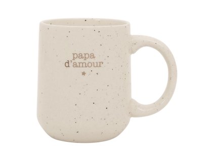 mug papa bonheur etoile blanc mouchete dore 35cl 467340 467340 DEB WEB