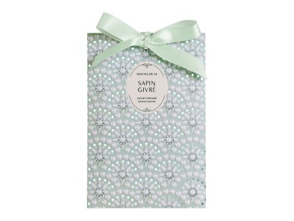 sachet parfume fete nacree sapin givre