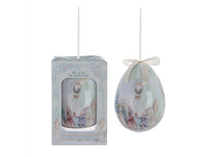 VEĽKONOČNÝ BOX S VAJÍČKOM ROCOCO BLANC MARICLO (A39940)