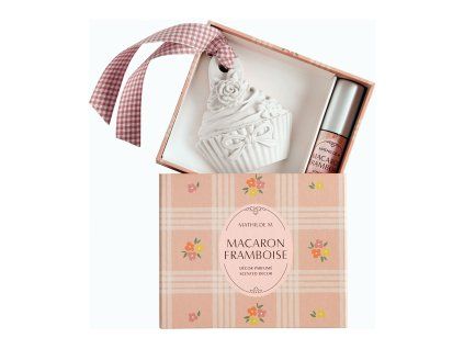 decor parfume et concentre gourmandises d ete macaron framboise