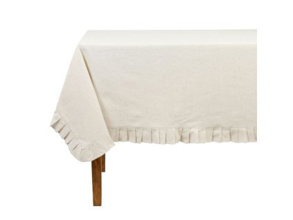 TISCHTUCH CHAMBRAY NATUR 160X160CM COMPTOIR DE FAMILLE (201399)