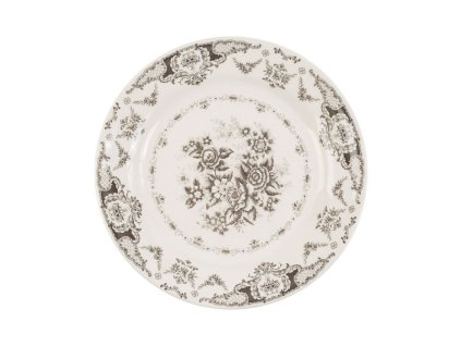 TELLER CLOTHILDE GRIS 26CM COMPTOIR DE FAMILLE (200488)
