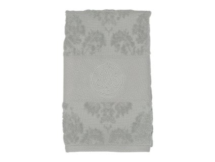 HANDTUCH BRODERIE GRAU 70*140 MATHILDE-M