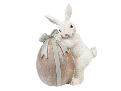 CLAYRE EEF DEKORATIVE HASENFIGUR MIT EI (6PR3564)