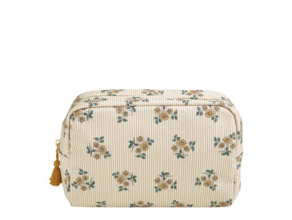 trousse de toilette rectangulaire fleur de mandarine grand modele