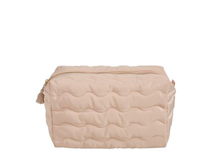 trousse de toilette rectangulaire capucine rose pale grand modele