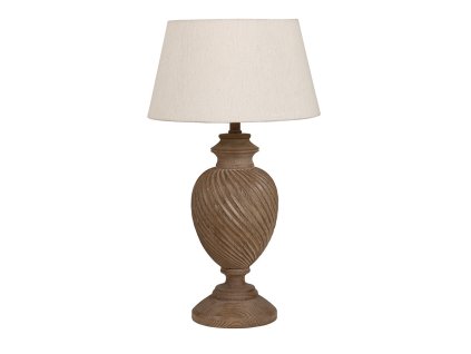 TISCHLAMPE MIT SCHIRM BRAUN INTERIOR'S