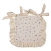 car25 chair cushion cover 40x40 cm beige blue cotton chicken and rooster square decorative cushion (1)