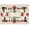 VIANOČNÝ OBRUS 150X220 NOEL BLANC MARICLO (A38321)