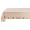TISCHTUCH MIT RÜSCHE 180*240 RÜSCHE BLANC MARICLO (A3401799BG)