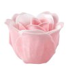 coffret de 12 roses en feuilles de savon rose et blanches parfum rose (2)