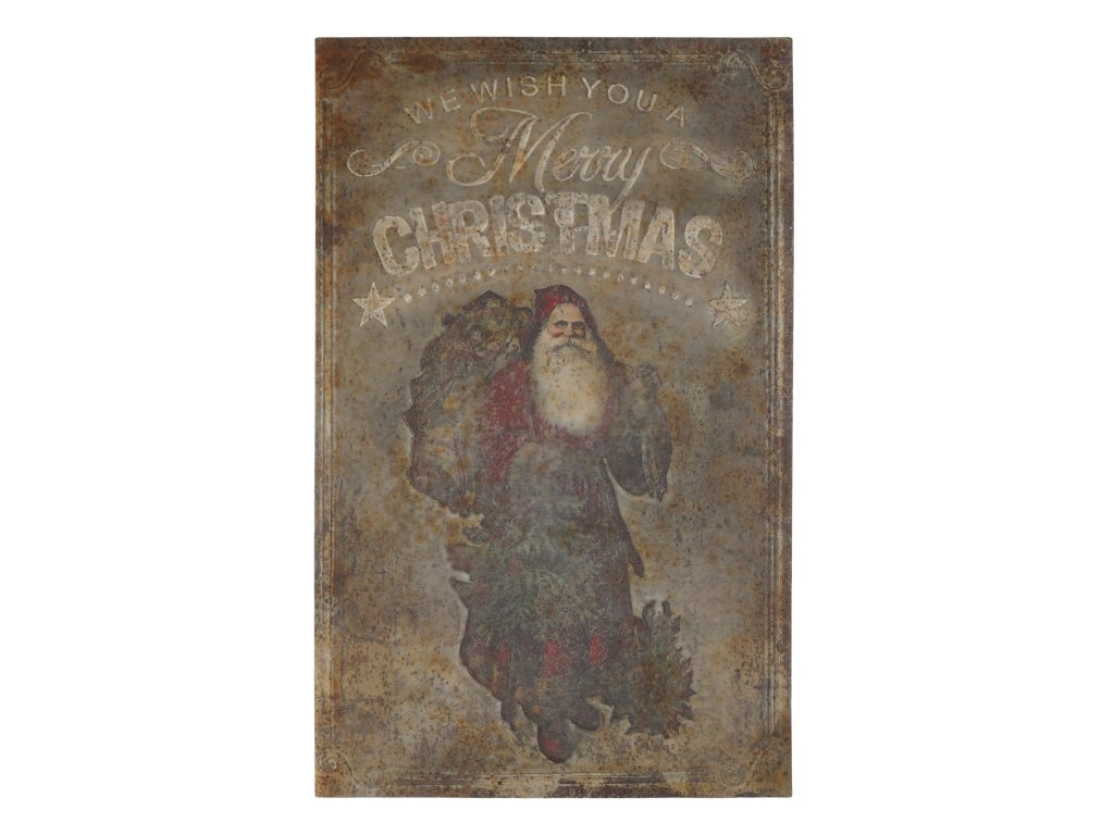 VINTAGE TABUĽA SANTA 100CM CHIC ANTIQUE (52045913)