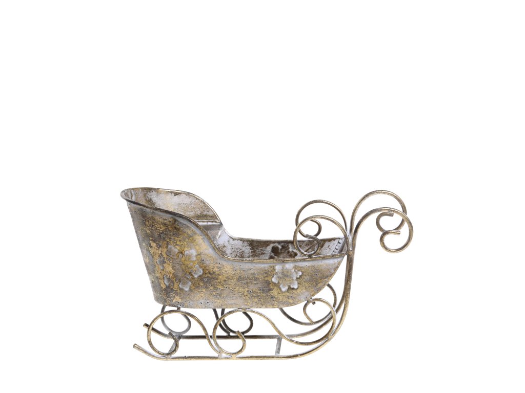 DEKORAČNÉ KOVOVÉ SANE VINTAGE CHIC ANTIQUE (52075613)