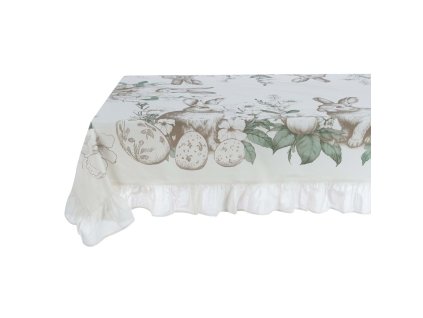 A37656 Veľkonočný obrus 180x260 Lapin Blanc Maricló (A37656)