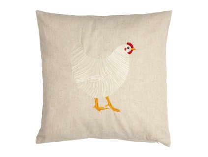 VAKÚŠ CHAMBRAY POULE 45X45 COMPTOIR DE FAMILLE (201935)