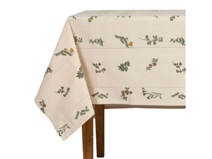 nappe carree juline naturel vert 160x160cm coton 202055 202055 DEB WEB 1
