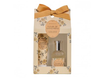 coffret eau de toilette et baume mains fleur de mandarine